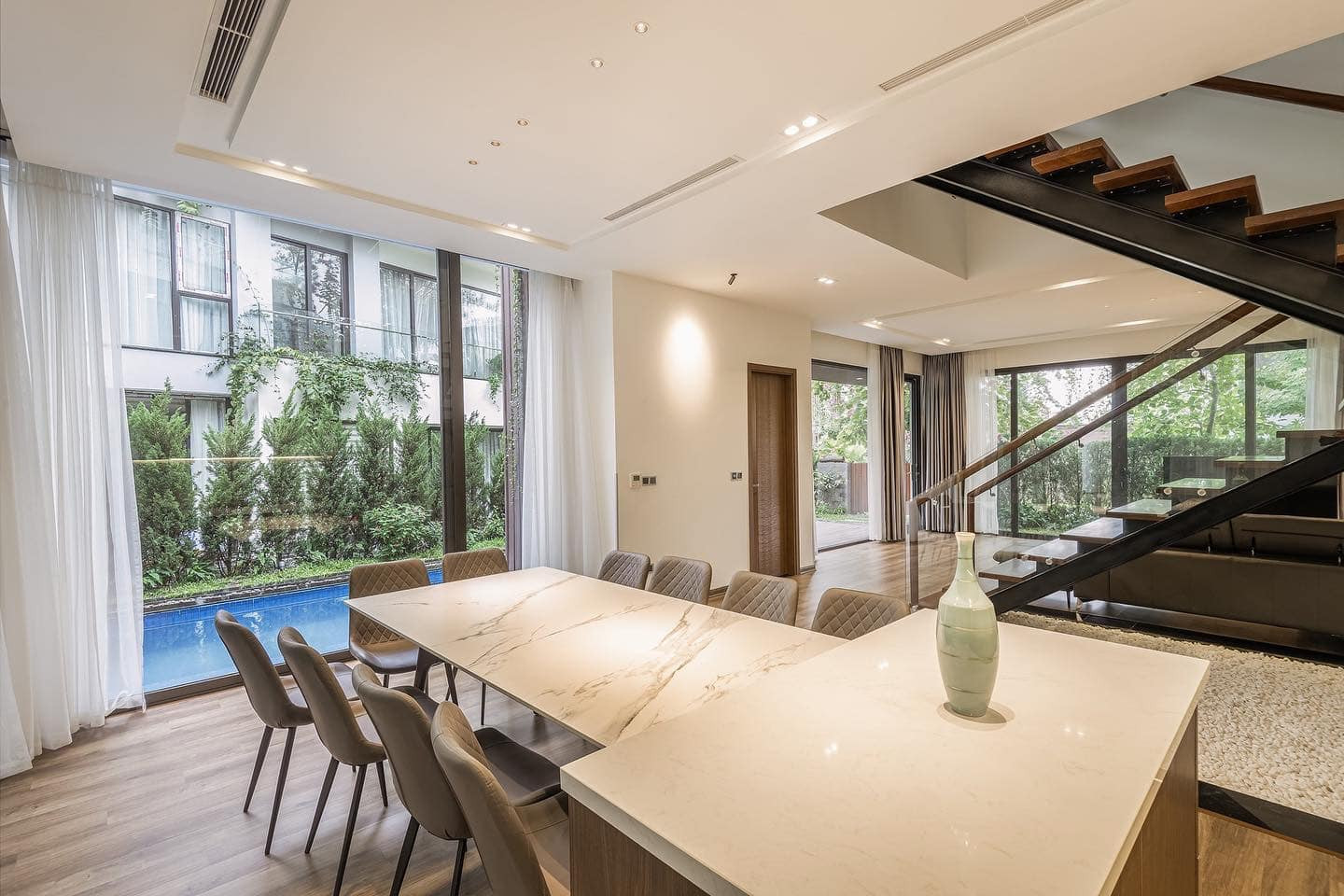 Biệt thự song lập bao quanh là ‘khu rừng’ xanh mướt 14 Biệt thự song lập bao quanh là ‘khu rừng’ xanh mướt 14