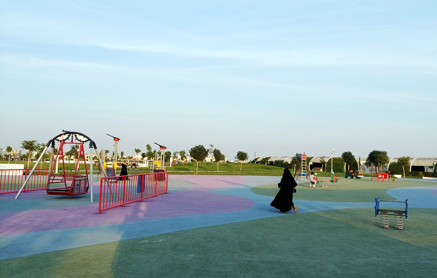 Qatar có đường chạy bộ ngoài trời trang bị ‘máy lạnh’ dài nhất thế giới 4 Qatar có đường chạy bộ ngoài trời trang bị ‘máy lạnh’ dài nhất thế giới 4