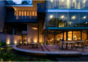 Kiến trúc “lạ” của nhà hàng pizza ở Hà Nội khiến báo ngoại ấn tượng 4