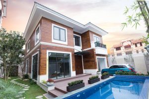 Thiết kế đặc biệt trong biệt thự ốp gỗ ở Hải Dương 7