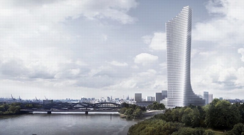 Thiết kế độc đáo của tòa tháp cao nhất Hamburg, Đức 1