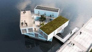 Độc đáo ngôi nhà container nổi trên biển ở Đan Mạch 1