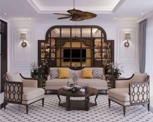 Nội thất Indochine độc đáo, ấn tượng trong căn nhà phố 3 tầng 11