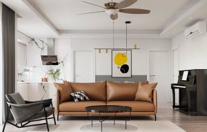 Không gian nhẹ nhàng thư giãn trong căn hộ 2 phòng ngủ 83m2 8