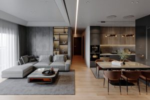 Nội thất hiện đại trong căn hộ 2 phòng ngủ tại The Zei Mỹ Đình 24