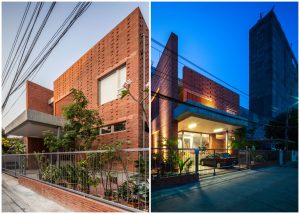 Sử dụng chất liệu gạch đỏ chủ đạo, nhà 2 tầng khiến người ngắm khó rời mắt 4