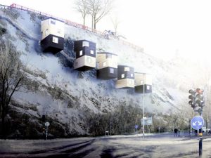 Độc đáo nhà ở giá rẻ treo trên vách đá 10