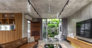 Nhà bê tông bình yên giữa đô thị ở Bắc Giang 1