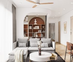 Nội thất đậm chất thơ trong căn hộ 3 phòng ngủ, kinh phí 240 triệu đồng 6