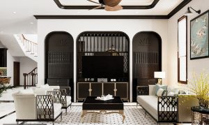 Nội thất Indochine tinh tế trong ngôi nhà vườn ở Phú Thọ 11