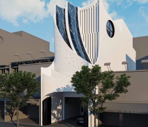 Nhà ống độc đáo với ngoại cảnh mô phỏng tàu vũ trụ 3