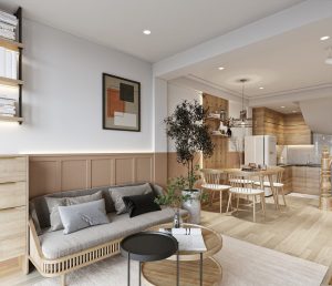 Nhà phố 25m2 hóa không gian rộng rãi, nhiều công năng nhờ thiết kế tối giản 1