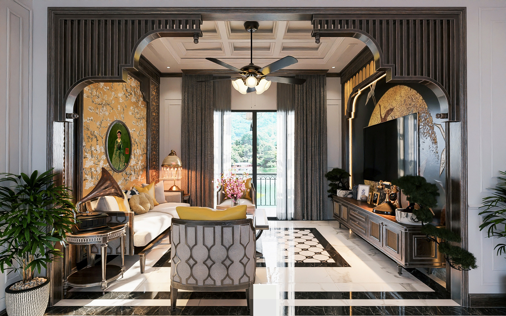 Biệt thự Đông Dương bên hồ mát mẻ, gió lộng cả ngày ở Hà Nội 2 Biệt thự Đông Dương bên hồ mát mẻ, gió lộng cả ngày ở Hà Nội 2