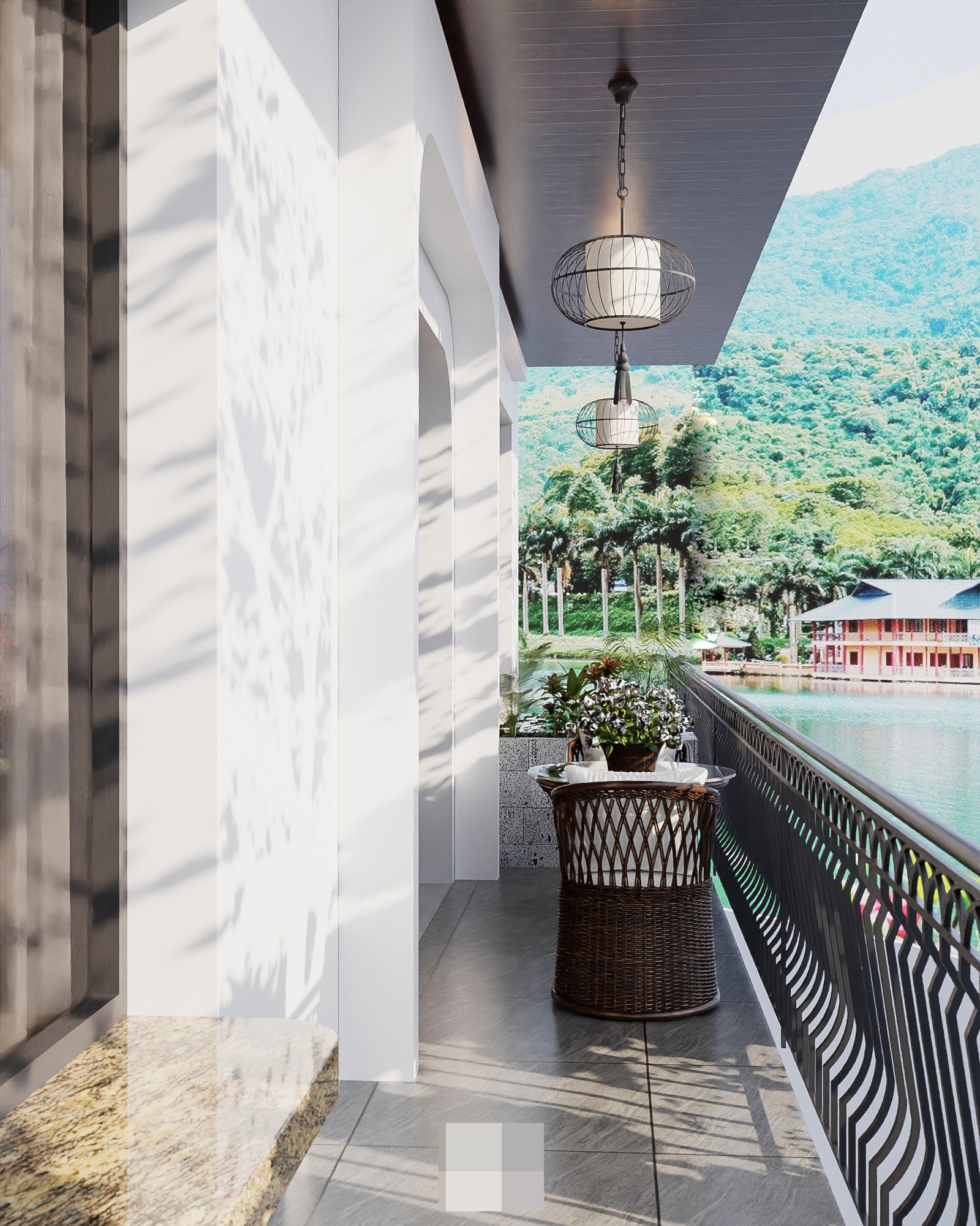 Biệt thự Đông Dương bên hồ mát mẻ, gió lộng cả ngày ở Hà Nội 6 Biệt thự Đông Dương bên hồ mát mẻ, gió lộng cả ngày ở Hà Nội 6