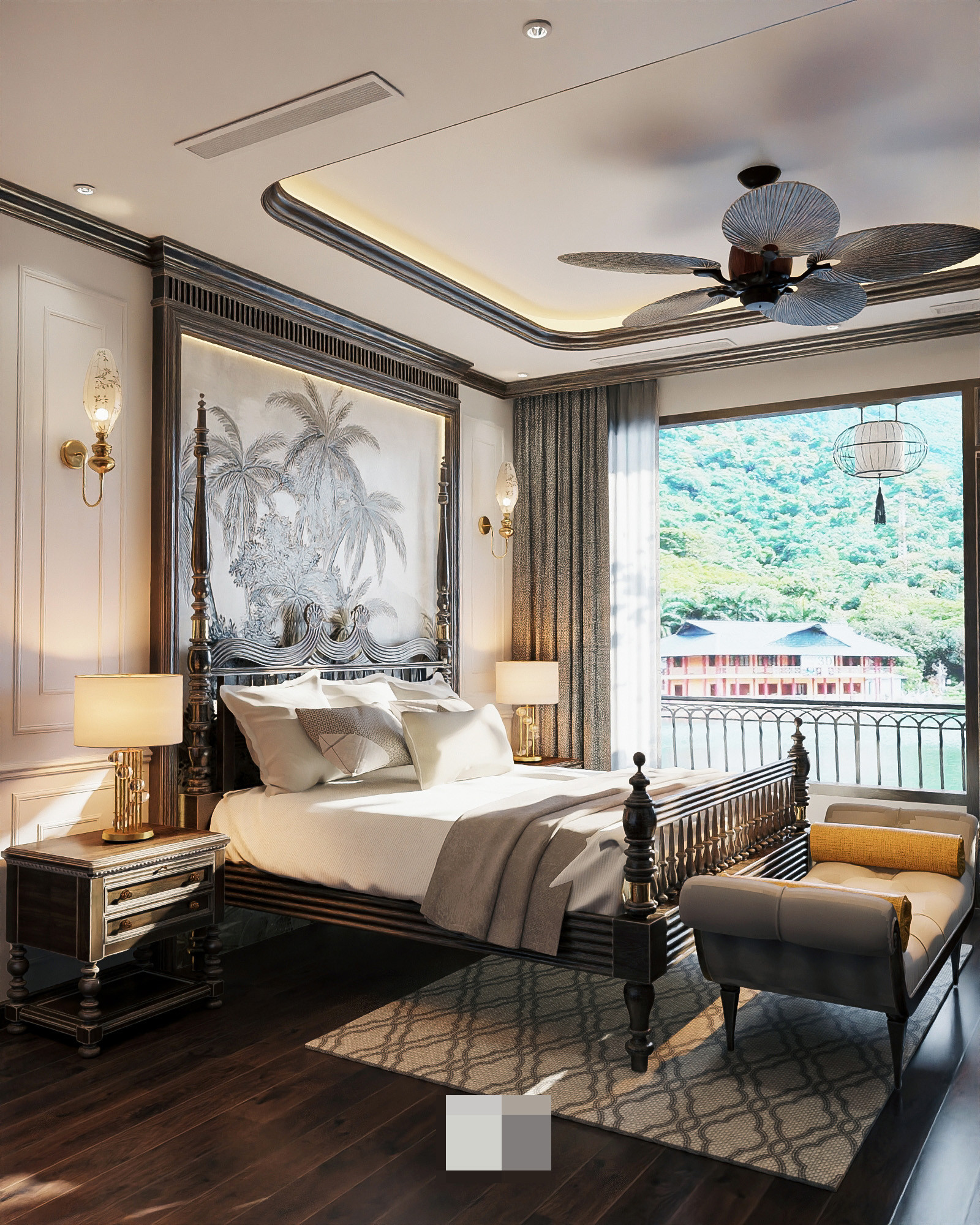 Biệt thự Đông Dương bên hồ mát mẻ, gió lộng cả ngày ở Hà Nội 14 Biệt thự Đông Dương bên hồ mát mẻ, gió lộng cả ngày ở Hà Nội 14