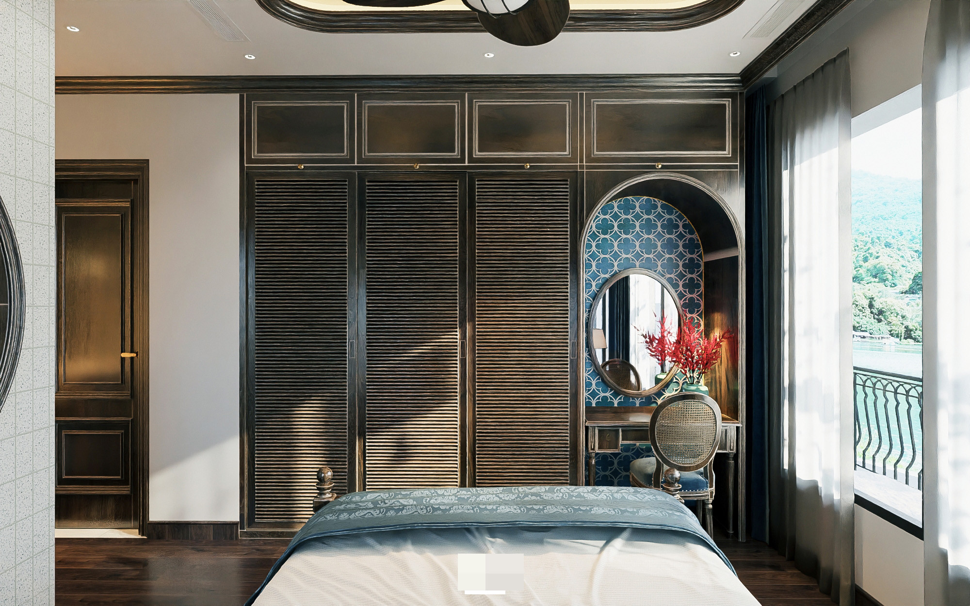 Biệt thự Đông Dương bên hồ mát mẻ, gió lộng cả ngày ở Hà Nội 22 Biệt thự Đông Dương bên hồ mát mẻ, gió lộng cả ngày ở Hà Nội 22