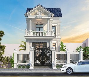 Nhà phố tân cổ điển 2 tầng thu hút mọi ánh nhìn với không gian sống sang trọng 1