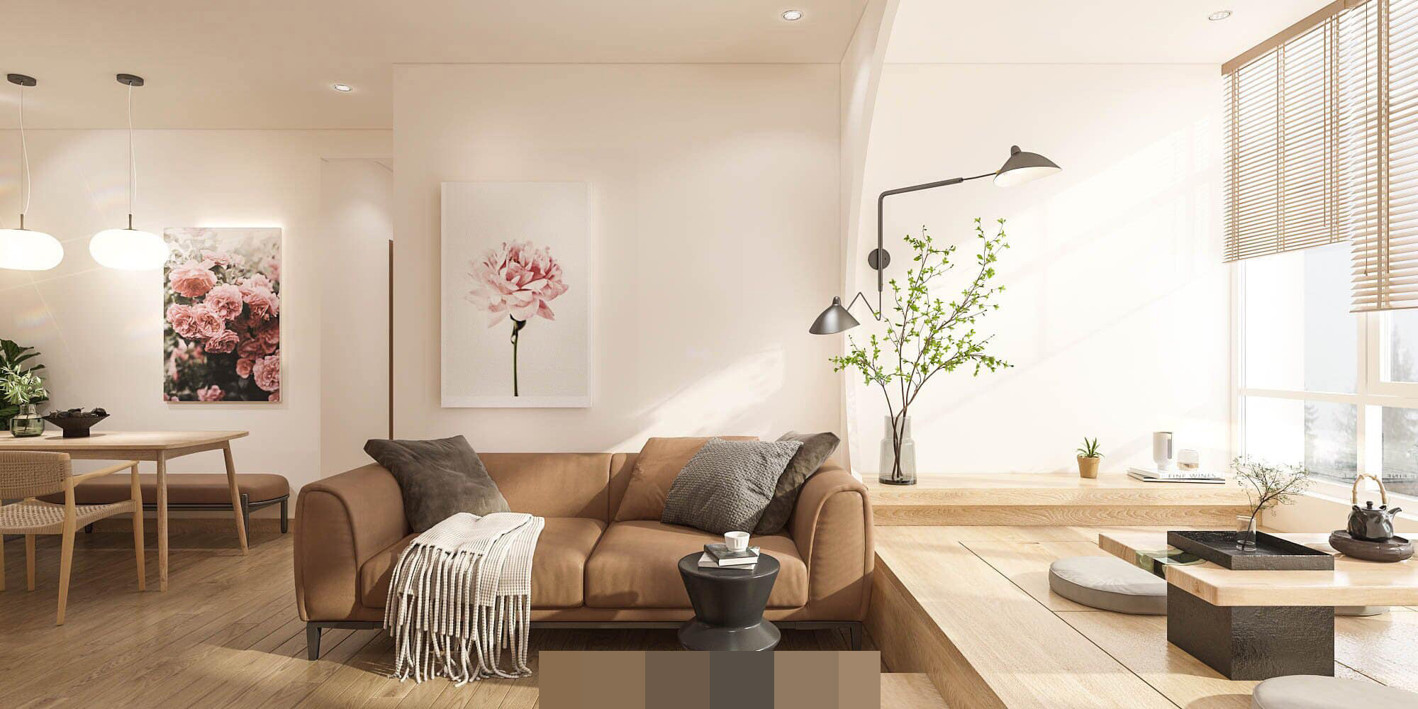 Căn hộ phong cách Nhật Bản cho gia chủ yêu sự nhẹ nhàng và ấm cúng 1
