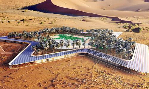Khu du lịch sinh thái xanh giữa sa mạc tại UAE 1