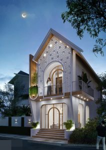 Nhà 2 tầng mái dốc nhỏ xinh ở 'ốc đảo' Cù Lao Dung thu hút mọi ánh nhìn 90