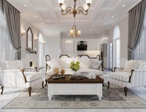 Mẫu thiết kế nội thất nhà vườn 1 tầng phong cách tân cổ điển - hiện đại vạn người mê 19