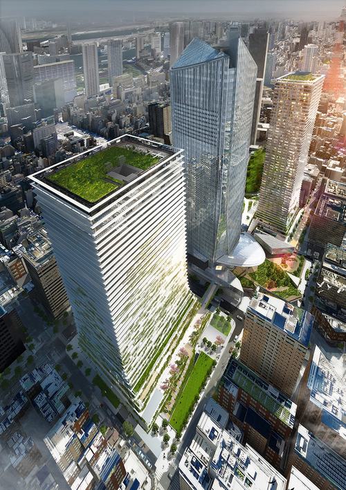 Dự án xây dựng hai tòa tháp cao tầng tại trung tâm Tokyo 1