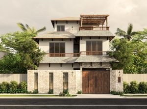 Bức tranh thiên nhiên độc đáo trong biệt thự của gia chủ có tâm hồn hướng Phật 5