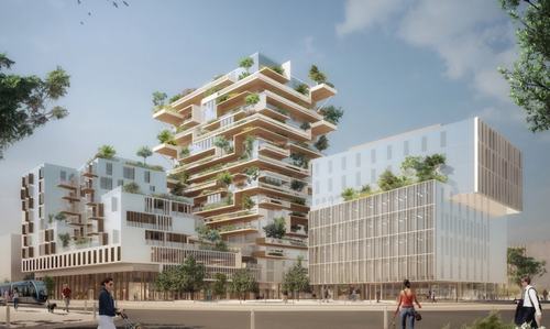 Dự án xây dựng tòa nhà văn phòng bằng gỗ tại Bordeaux 1