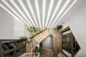 Ngôi nhà hướng Tây mát mẻ nhờ giải pháp độc đáo, cầu thang lệch như mê cung 12
