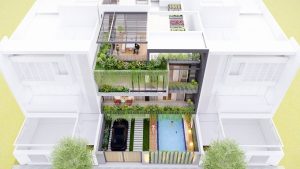 Biệt thự phố đẹp nức lòng, gió trời thông suốt đem đến cảm giác mát lành 11