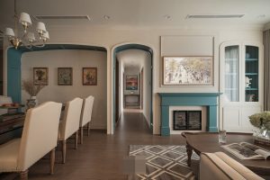 Mê mẩn không gian đồng quê nước Anh trong căn hộ màu xanh 48