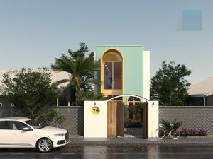 Nhà cấp 4 Vũng Tàu mang hồn biển cả với màu xanh đại dương và nắng vàng rực rỡ 51