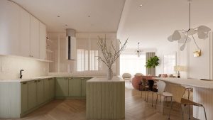 Tổ ấm trẻ trung, đầy năng lượng trong căn hộ phong cách Modern Classic 3