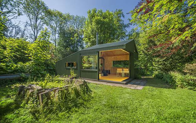 Ngôi nhà cabin ẩn mình vào môi trường xanh 1
