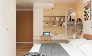 Sự tươi trẻ và năng động với màu cam pastel trong căn hộ 2 phòng ngủ 31