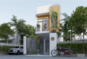 Tận dụng khoảng trống giữa tầng nhà để tạo ánh sáng và không gian xanh cho ngôi nhà ống cực đẹp 4