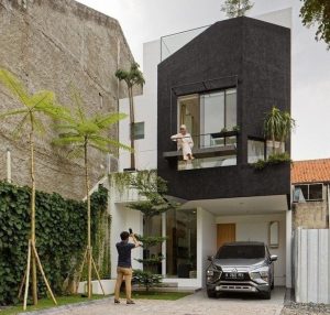 Khám phá ngôi nhà 2 tầng với kiến trúc mặt tiền độc đáo ở Indonesia 42