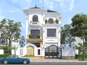 5 mẫu nhà ống 3 tầng tân cổ điển hiện đại được thiết kế đẹp nhất 25