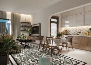 "Căn hộ Đông Dương: Nơi thăng hoa tình yêu bếp và hòa mình trong không gian sống tự do" 18