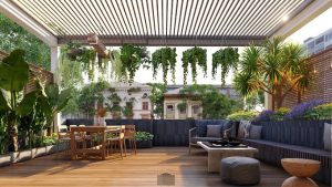 "Ngôi nhà ống 3 tầng hiện đại với không gian sân thượng xanh mát" 5