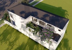 "Oasis of Greenery: A Classic Home with a Lush Garden and Melodious Birds" 35