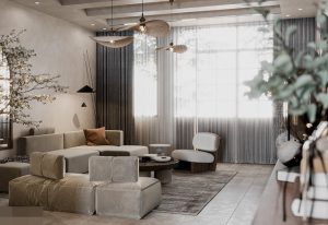 "Tạo không gian nhà phố ấm cúng với hình khối độc đáo và màu sắc bê-tông" 36