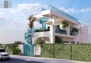 Thiết kế nghệ thuật: Nhà phố với cầu thang uốn lượn và nội thất đẹp mắt 2