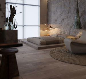 "Tường đất sét tinh tế trong không gian Wabi-sabi" 62