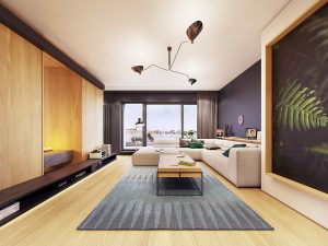 "Khám phá căn hộ 124m2 đẳng cấp với thiết kế nội thất đẳng cấp" 4