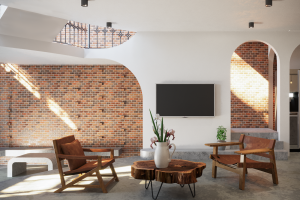 Gạch trần tự nhiên - điểm nhấn cho ngôi nhà hiện đại 5