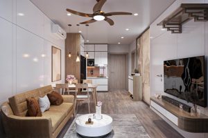 Chuyển đổi căn hộ 1,5 phòng thành căn hộ 3 phòng ngủ sang trọng 16