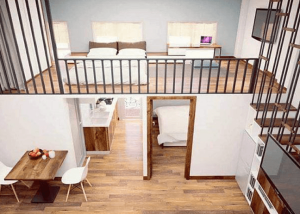 Khám phá căn nhà gác lửng 2 phòng ngủ hấp dẫn, thiết kế đẹp mắt 3