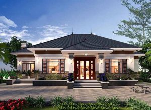 Nhà mái Nhật 3 phòng ngủ với không gian sống sang trọng, không khác gì biệt thự 5