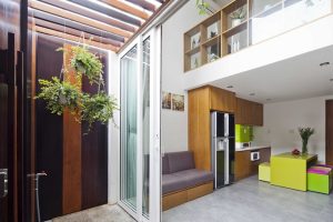 Nhà ở Sài Gòn thiết kế thông thoáng với gạch thông gió và tối ưu hóa ánh sáng Hoặc Ánh sáng tự nhiên hoàn hảo tại ngôi nhà hẻm Sài Gòn với gạch thông gió 10